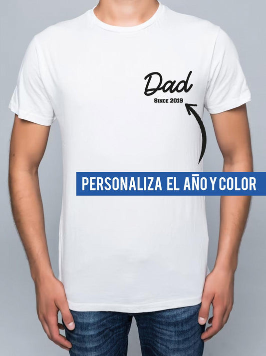 PLAYERA PERSONALIZADA DÍA DEL PADRE "PAPA POR SIEMPRE"