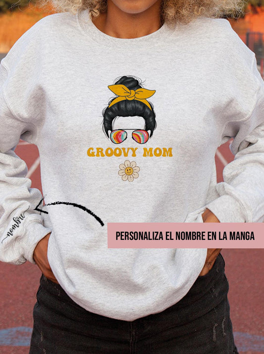 SUDADERA TIPOS DE MAMÁ PERSONALIZABLE