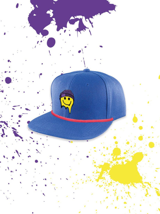 GORRA PLANA SNAP BACK "HAPPY FACE"