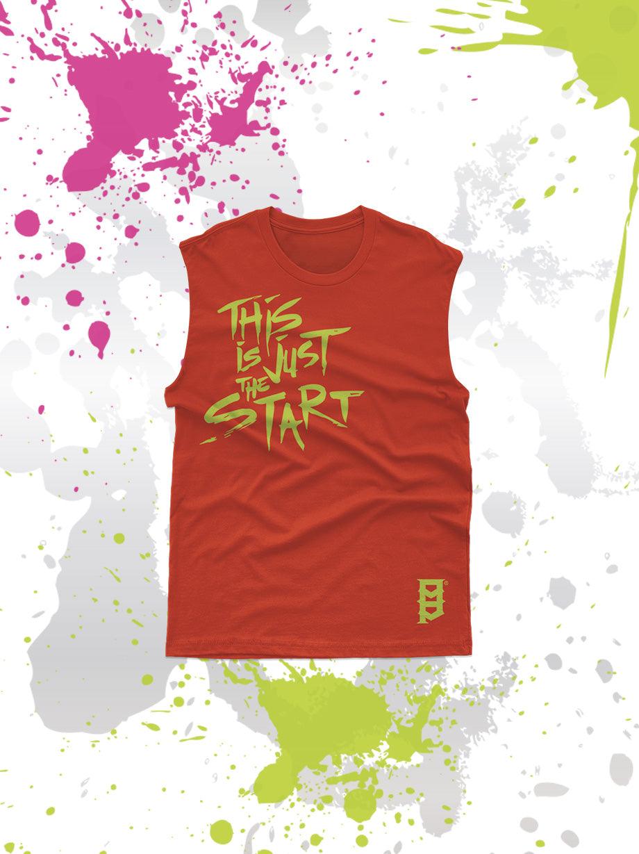 PLAYERA TANK TOP UNISEX "THIS IS JUST THE START"