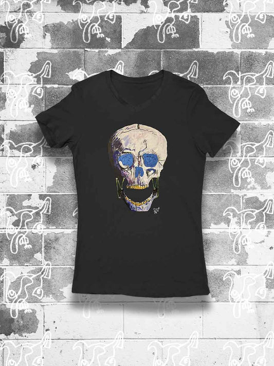 BLUSA NEGRA K-LA-K OJOS AZULES DAMA