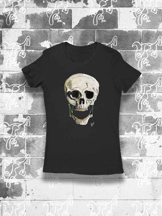 BLUSA NEGRA K-LA-K  OJOS NEGROS DAMA